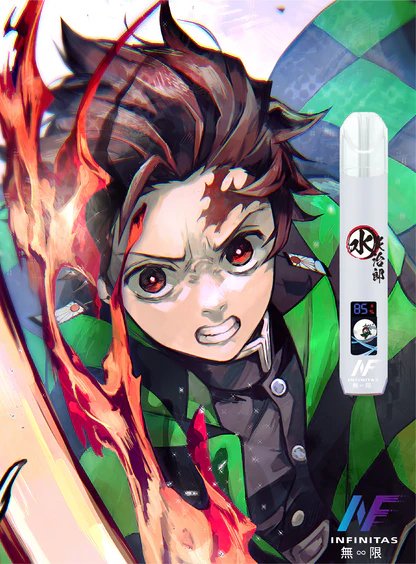 INF 無限通用一代主機 鬼滅之刃聯名 Type-C快充 發光熒幕 角色主題設計 側邊呼吸燈+角色動畫 台灣現貨:圖片 5