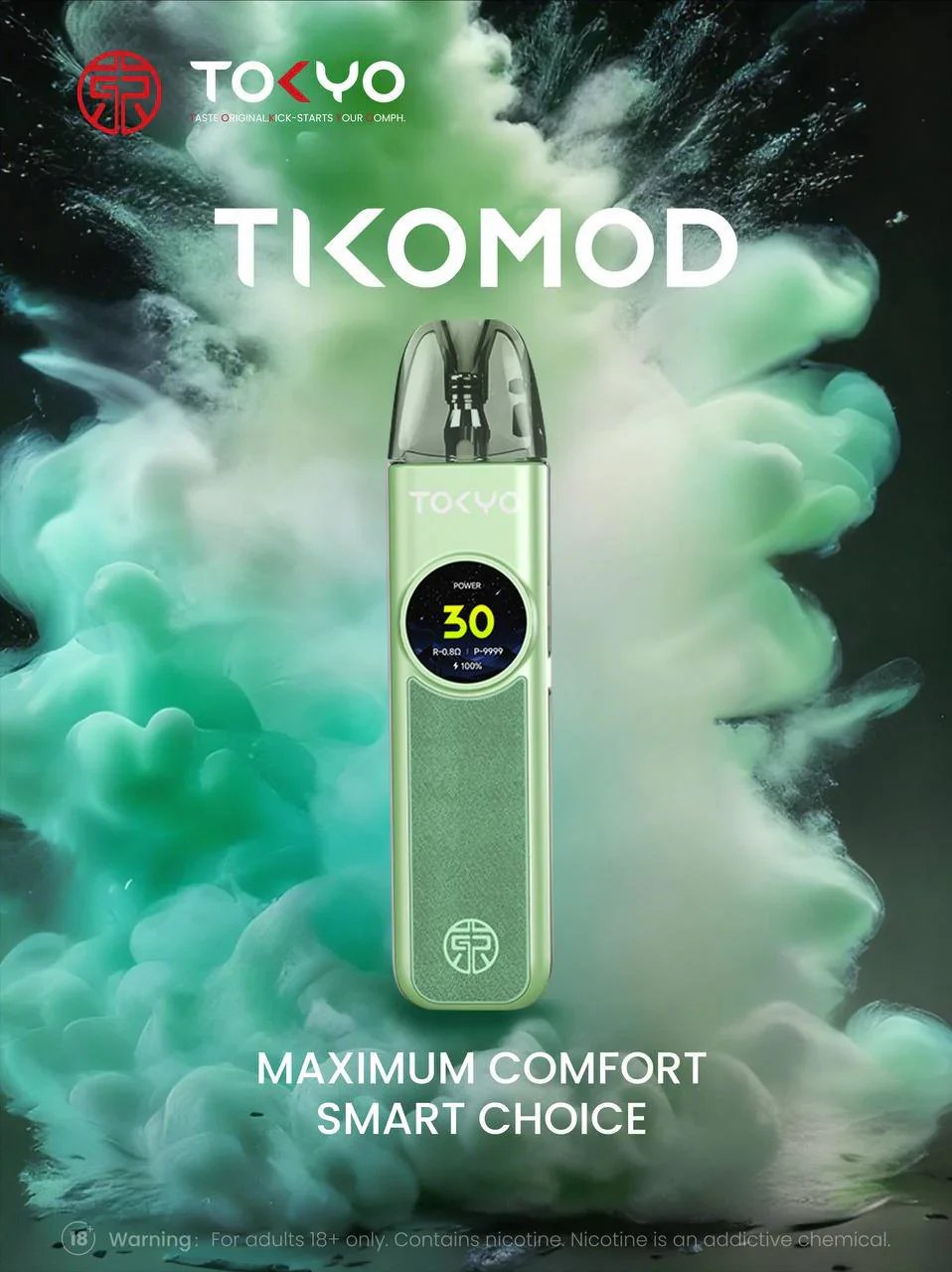 Tokyo 東京帝刻註油式主機 1200mAh超強續航 30W可調輸出 2.0ml 防漏油倉 側邊滑動氣流調節 台灣現貨秒發:圖片 6
