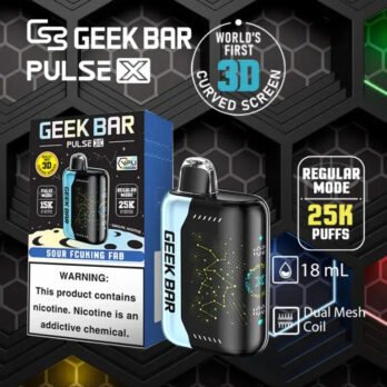 【買5贈1】GEEK BAR星空抛棄式25000口頂級機皇 3D曲面全螢幕 18ml 超大容量 尼古丁鹽 5% 順滑擊喉感 享受星際霧化之旅 全台現貨秒發