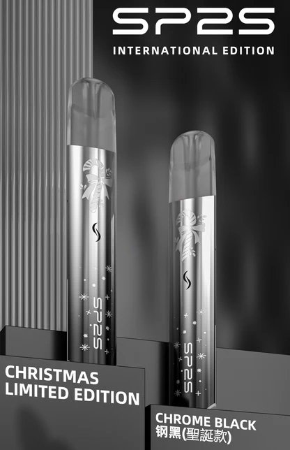 SP2S 國際版 聖誕限定主機 鹿頭雪花立體浮雕工藝 幻彩LED 呼吸燈條 完美兼容一代煙彈 Type-C 閃充 台灣現貨秒發:圖片 5