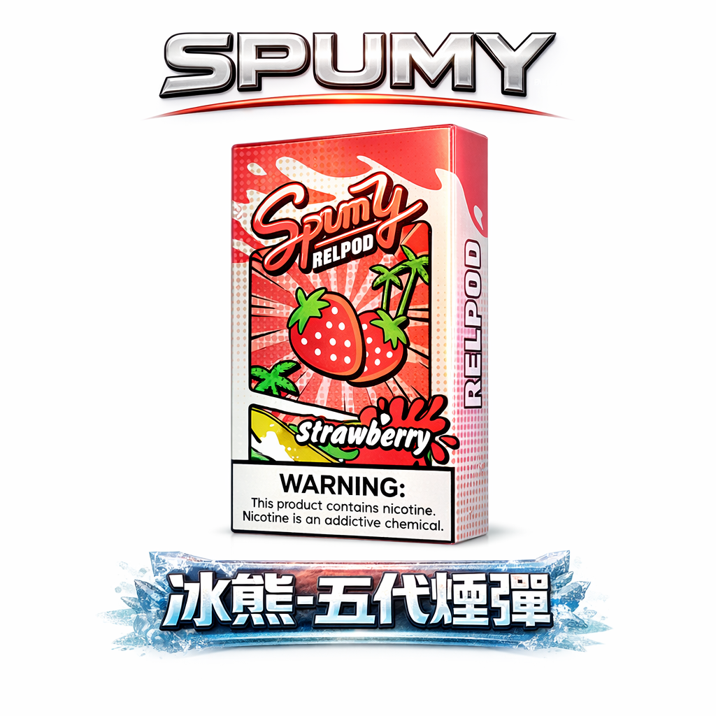 SPUMY 冰熊五代煙彈 2.5ml大容量極致霧化 陶瓷芯還原純淨口感 3入裝高CP值首選 擊喉感入魂 全台現貨秒發