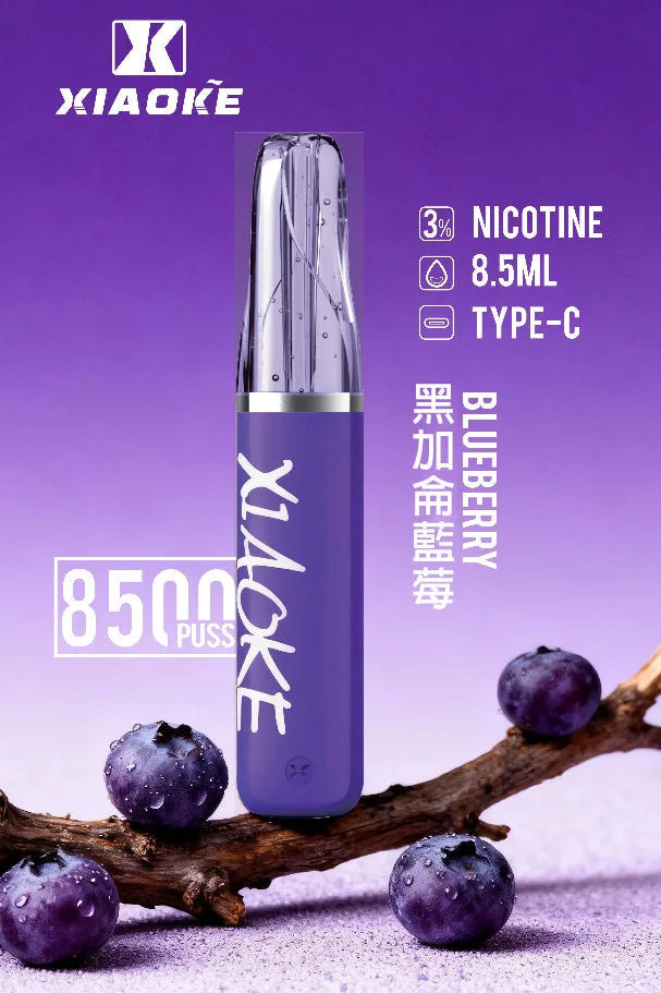 【XIAOKE 梟客】8500口拋棄式電子煙 8.5ml儲油量 3%丁鹽 支援Type-C充電 台灣現貨秒發:圖片 6