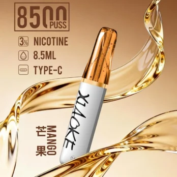 【XIAOKE 梟客】8500口拋棄式電子煙 8.5ml儲油量 3%丁鹽 支援Type-C充電 台灣現貨秒發